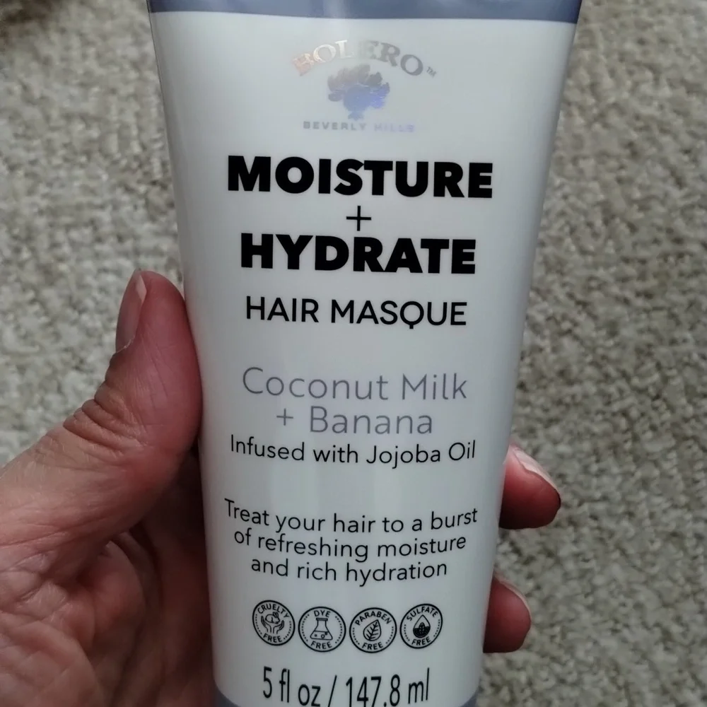Bolero Beverly Hills Moisture Hydration Hair Masque coconut banana jojoba oil